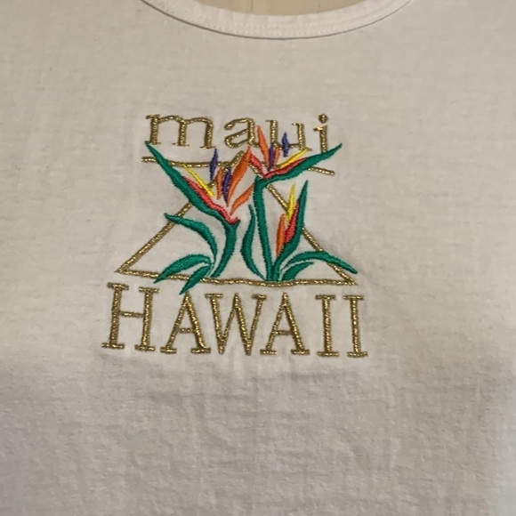 Vintage Maui Hawaii T- Shirt Single Stitch 80s - Picture 3 of 7